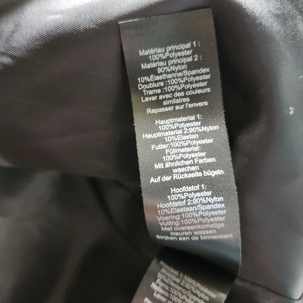 BoohooMAN Hybrid Puffer Jacket Mixed Material Quilted Body Cuba Sleeves M Tall - Picture 7 of 11